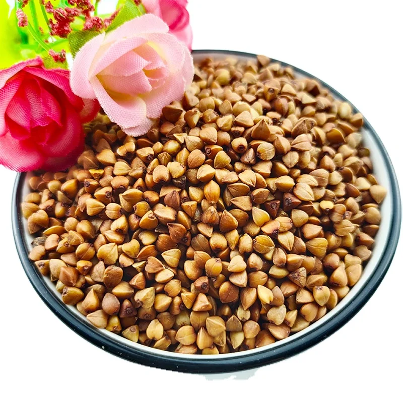 Китай хорошее качество жареные гречневые зерна гречневой крупы без глютена гречихи