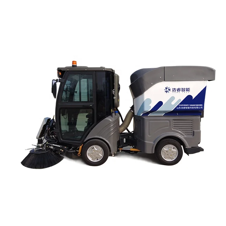 Outdoor Small And Convenient Four Wheel Steering Road Cleaning Equipment Electric Road Floor Sweeper Machine