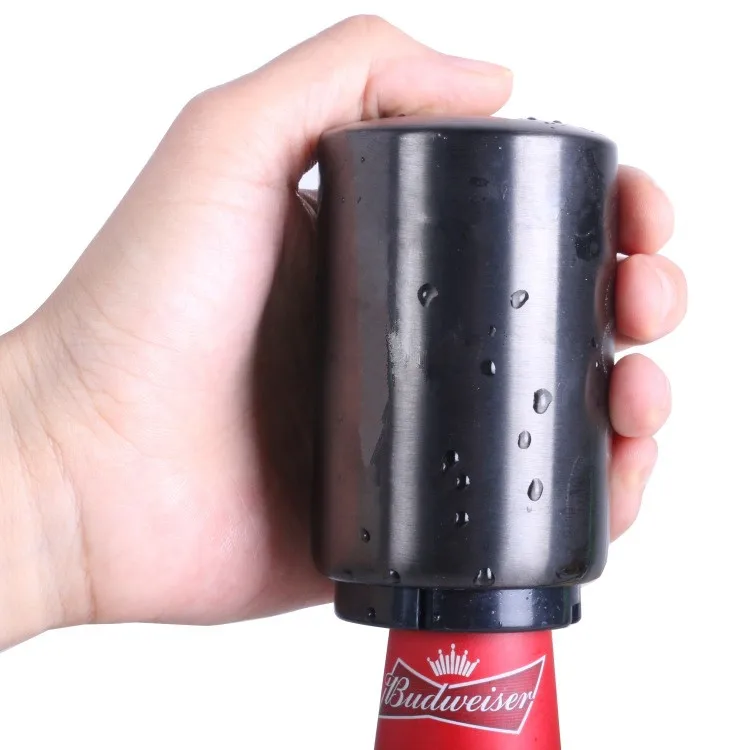 Hot Sell Stainless Steel Automatic Beer Opener Press Bottle Opener