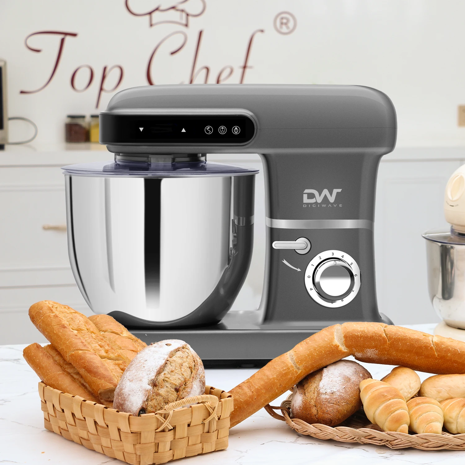 Cheftronic 10 л 2200 Вт бытовой кухонный миксер
