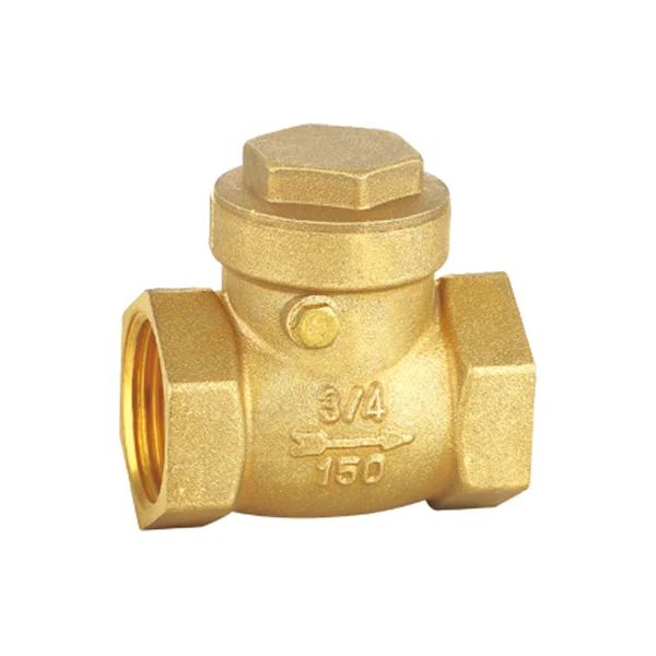 China factory horizontal Brass Swing Check Valve