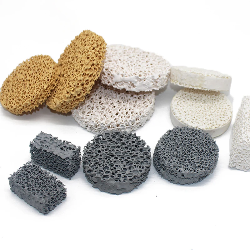 High Strength Porous Foam Ceramic Filter Alumina Foam Ceramic
