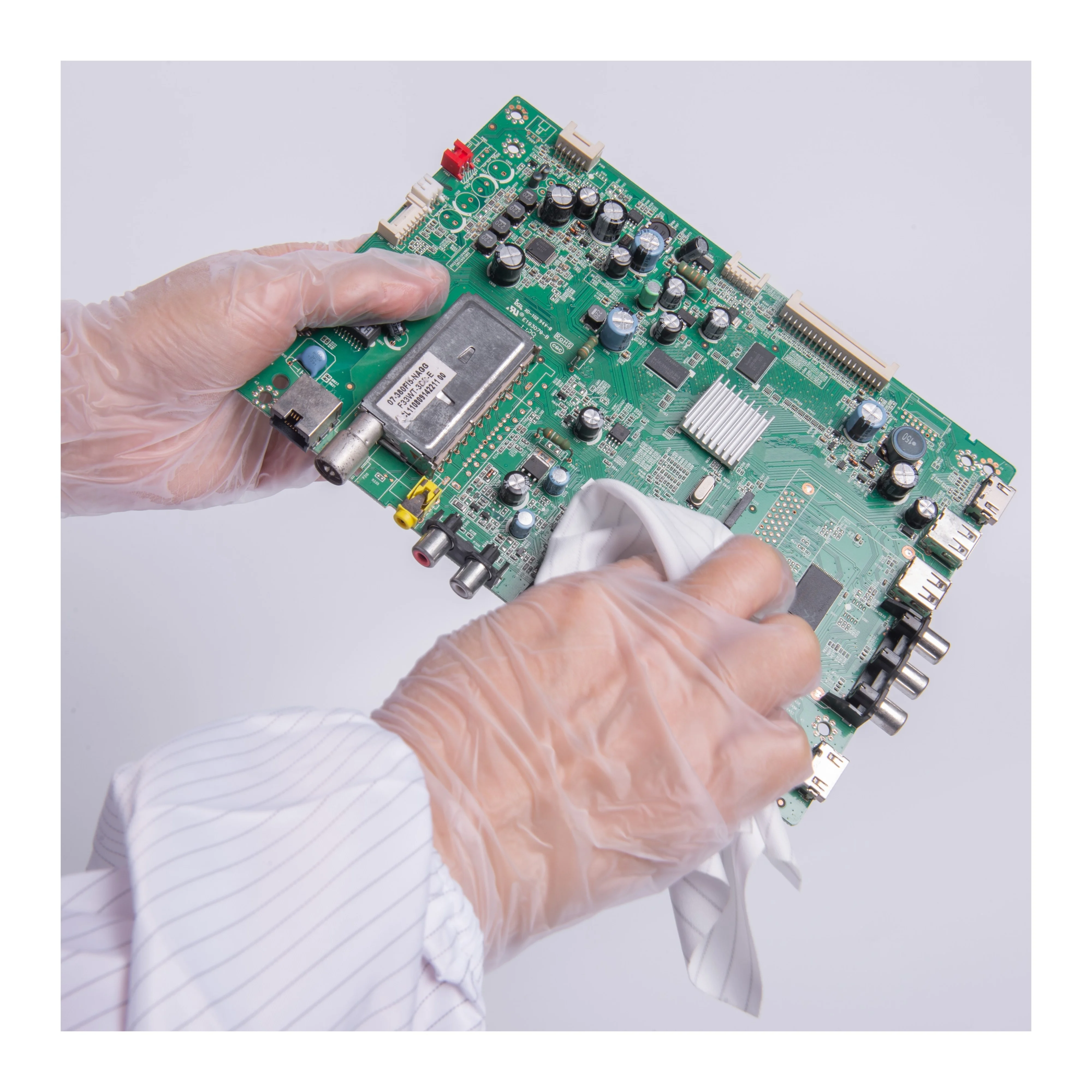 LCD PCB Wipers Eco-Friendly Polyester Lint free Cleanroom Wiper