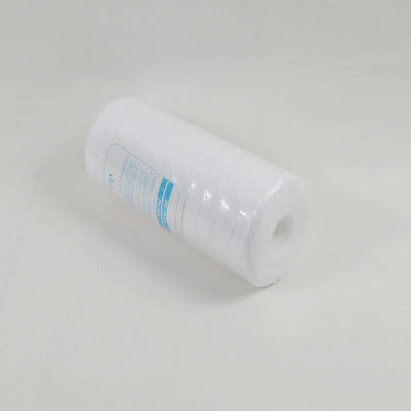 PP Polypropylene Sediment String Wound Water Filter Cartridge 10 Inch for Water Filtration Pretreatment