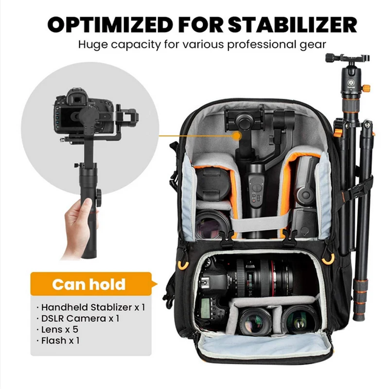 Luxury Pro Large Camera Multi-functional outdoor travel Camera Bag Photo Backpack Waterproof Bag Camera for photography HOT