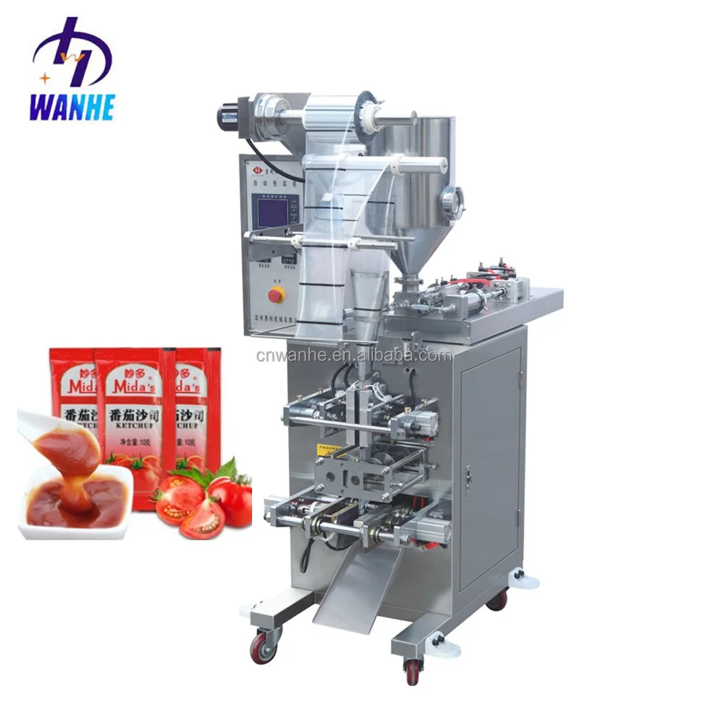 Wanhe cherry tomato ketchup pouch packing machine sauce packing machine