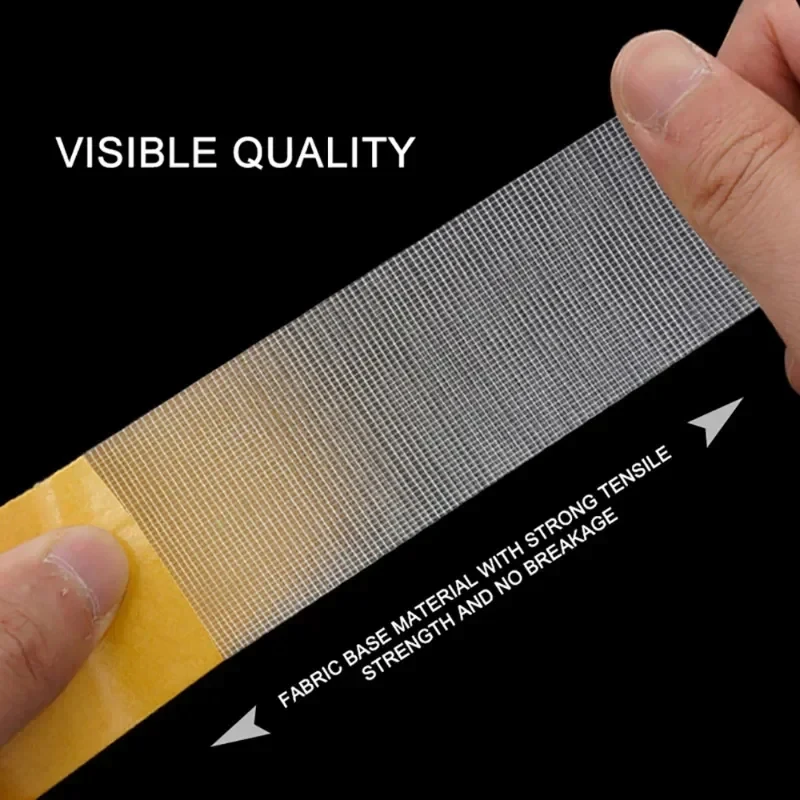 High viscosity fiberglass filament glass grid adhesive tape double sided fiber mesh tape