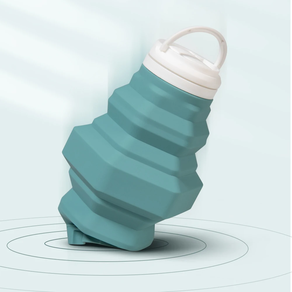 
Patent Sport travel outdoor gallon foldable cup silicone water drink bottle collapsible Water Bottles collapsible cup silicone 