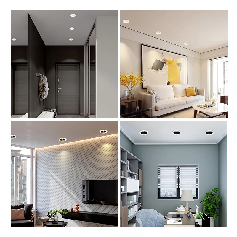 Recommended Goods Led Downlight Antiglare Down Spotlights Die-Casting Spotlight Recessed Mr16 50w Down light