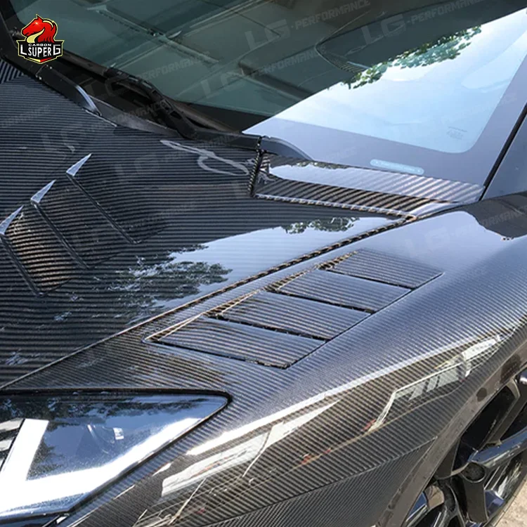 Carbon Fiber Car Hood Accessories for Lamborghin Aventador SVJ LP700 LP750 Auto Parts