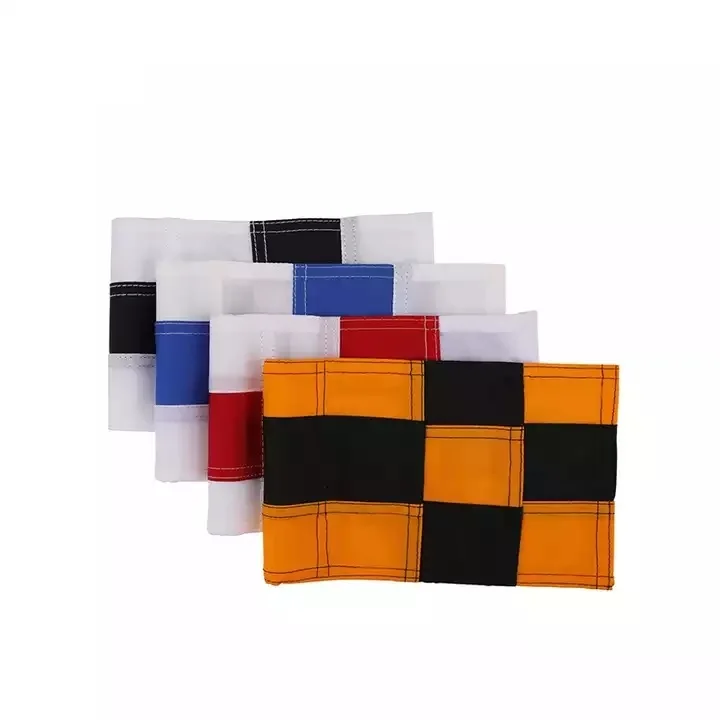 Palmy Golf Flag Material Polyester Nylon Spun Polyester Stripes Stitching Golf Flag