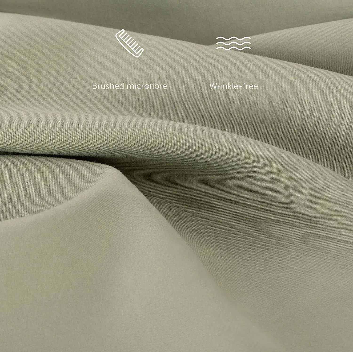 King Size Fitted Sheet 100%  Microfiber Fitted Sheet with Extra Deep Design