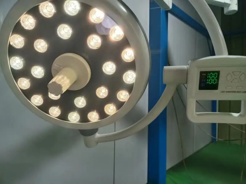 Surgery led ceiling operating room theatre lamps lights lamp double head surgical operating lamp