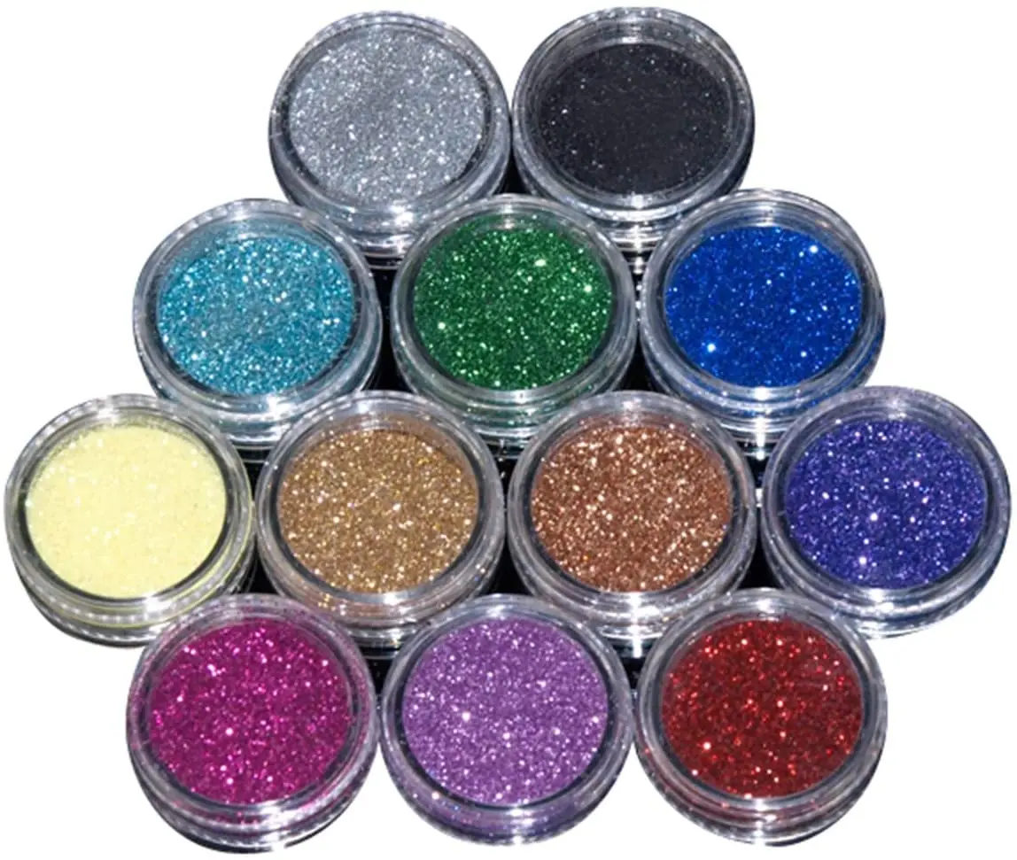  DIY Craft Shiny Holographic Nail Art Polish Body Loose Glitter Powder