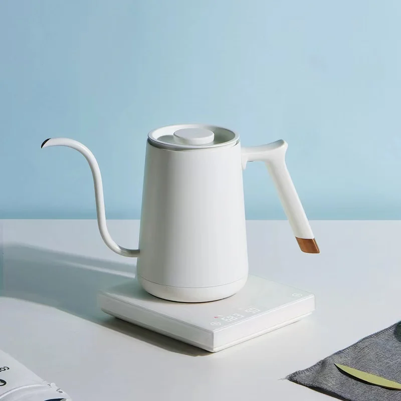 Stainless steel electric coffee  kettle water tea pot hand pour dripper coffee kettle 600ml household