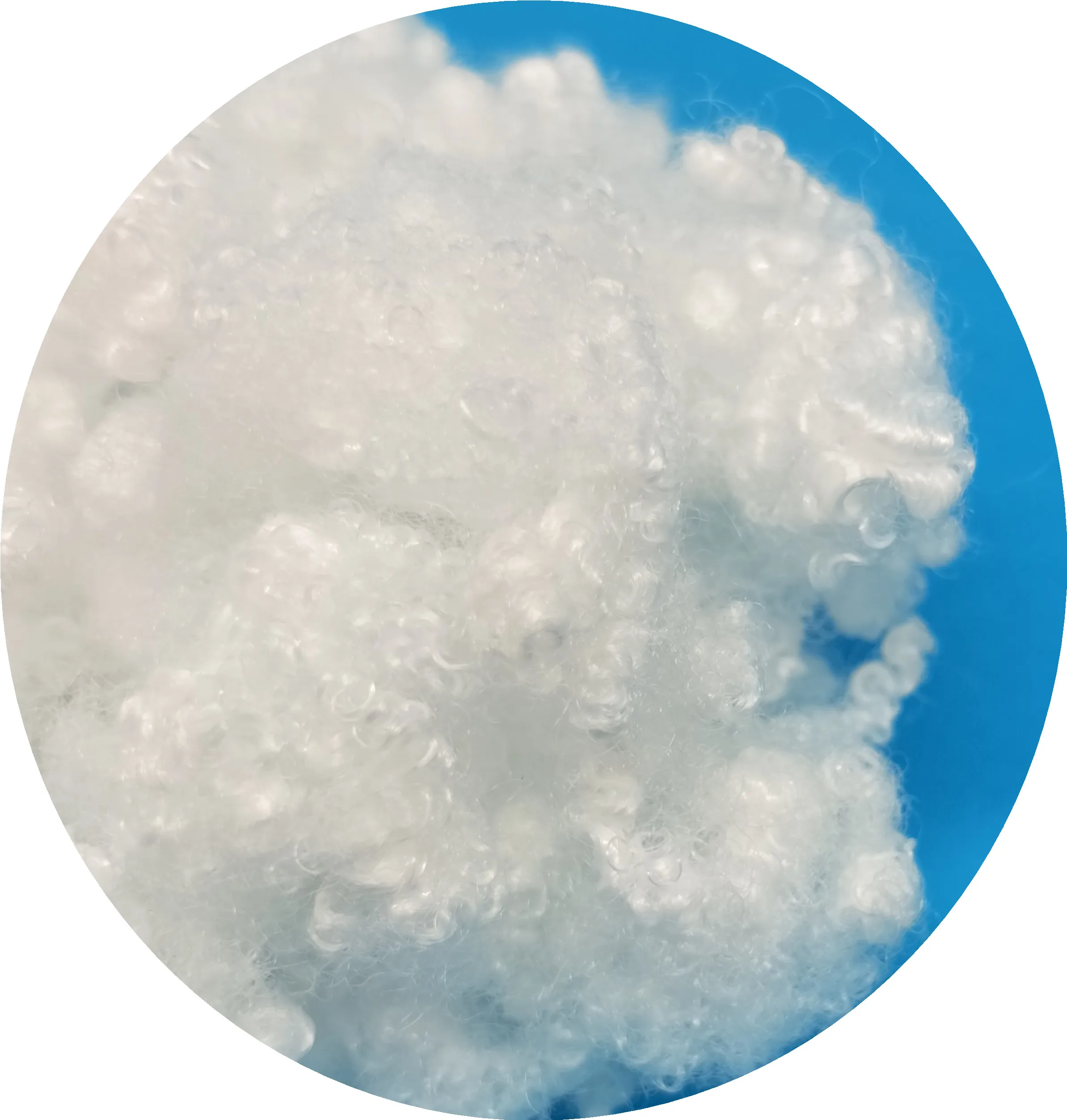 15d 64mm hollow conjugated polyester staple fiber lightweight pillows filling material