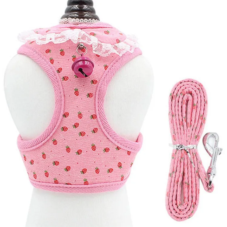 
Mesh fabric kitten harness camouflage cat vest 