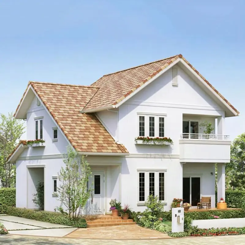 Villa Two Storey Prefab House Fast Install Steel Structure Prefabricated Luxury RCB System Prefab House Modern Hotel Customized