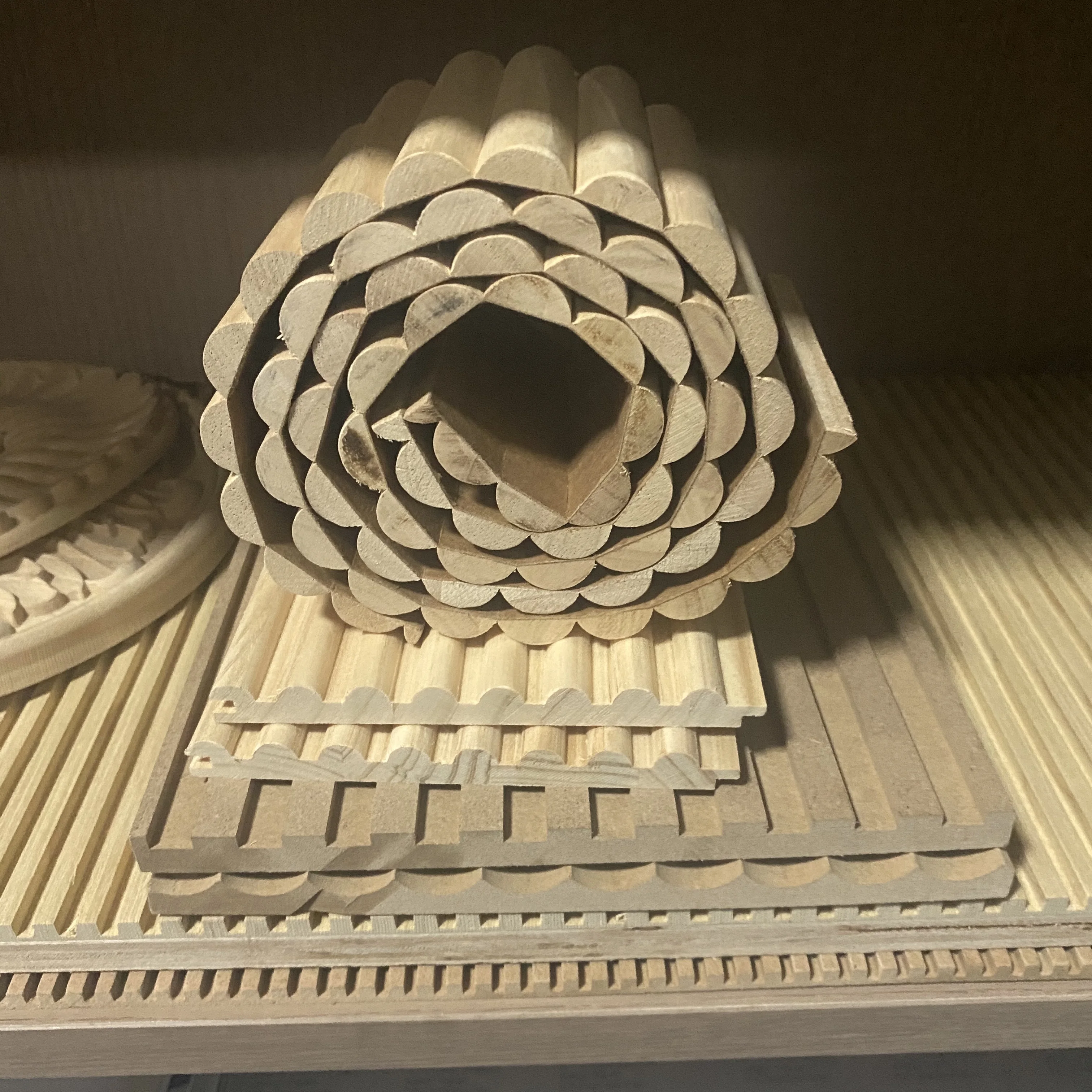 Factory Wholesale Price Wall Decor Flexible Curved Fluted Wall Panel Cladding Slat Colored Bendable Wall Paneling for Interior