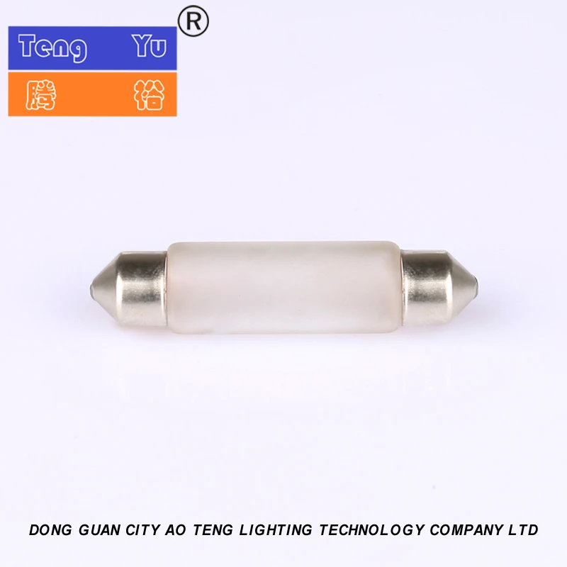 SV8.5 festoon xenon 12V10W car ceiling light 39mm auto license plate bulb