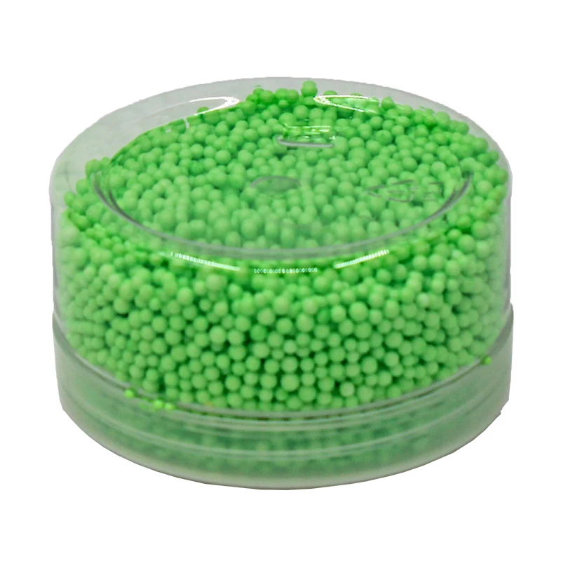 
SISLAND Not Fade Color Polystyrene Styrofoam Beads Small Foam Balls Slime Beads 