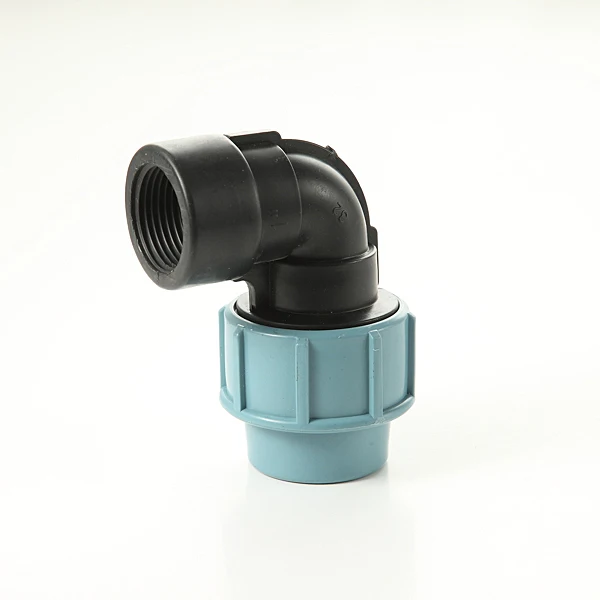 PN10 16-110 easy connect CE HDPE connect female elbow