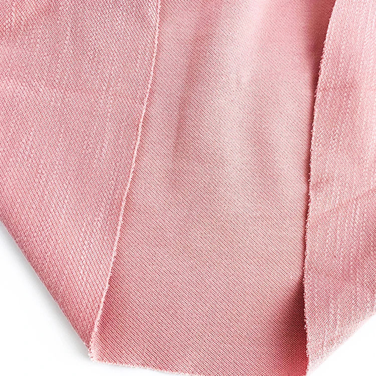 
Latest product development rayon nylon spandex siro slub and wtill Roma fabric for garment 