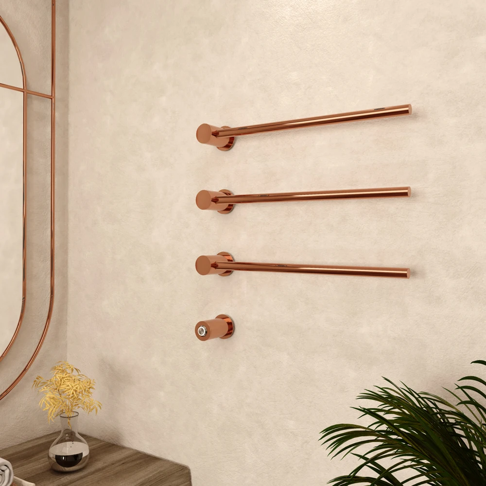 new design electric towel warmer concealed wall-mounted electric towel rail sus304 stainless steel heated towel warmer rack