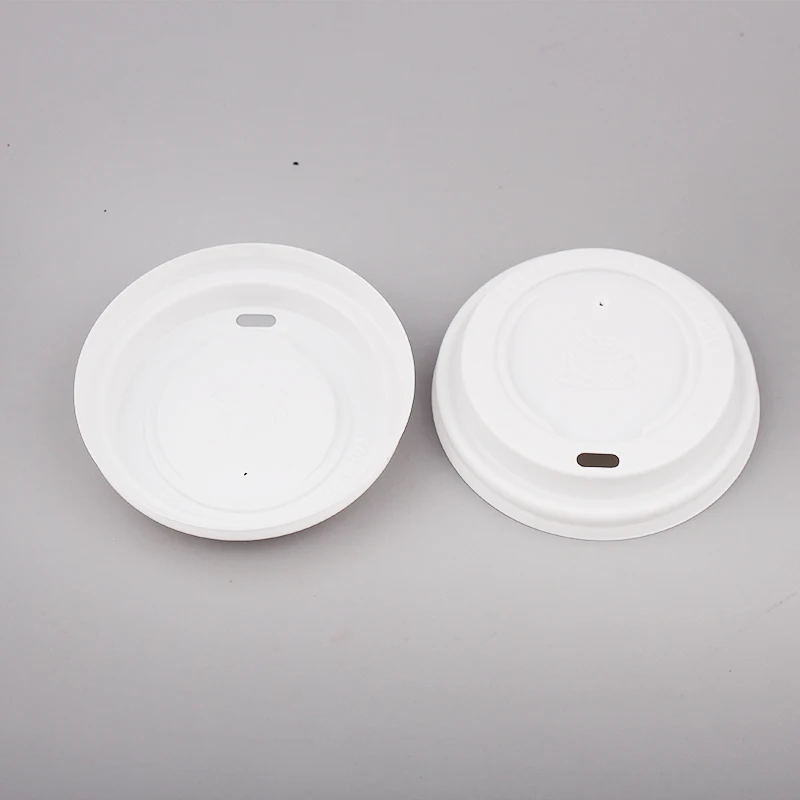 China Factory Manufacture paper coffee cup lids cover disposable white 6/7oz coffee lids