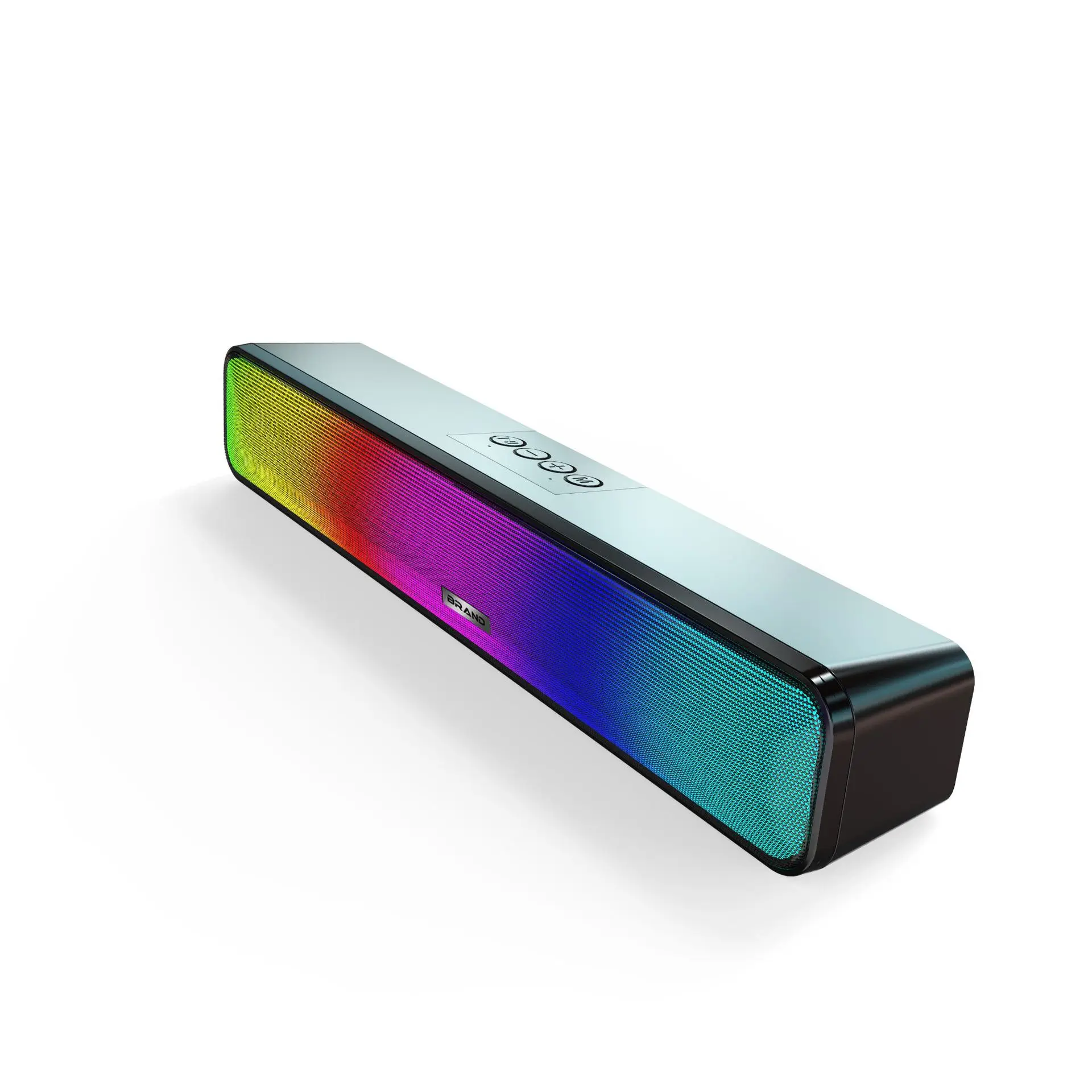 Party RGB Lighting Soundbar TV Home Theater System Game Gaming Soundbar Music Box Audio Sound Player Stereo Bass Mini BT Speaker