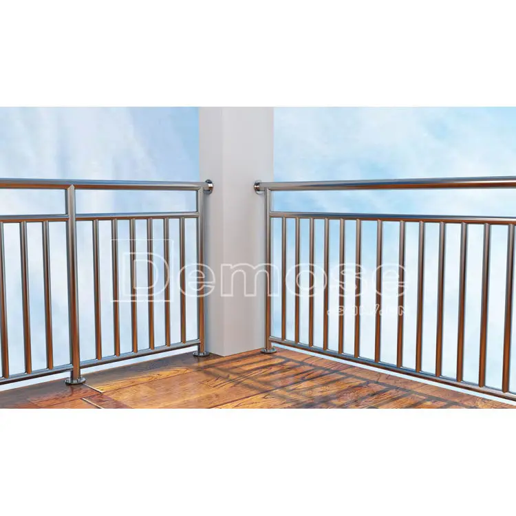 Внутренние лестничные перила для дома наружные балкона террасы оконные из дуба Современные Напольные нержавеющей стали