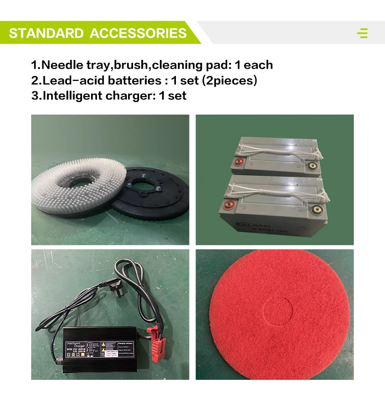 A1 Walk Behind 50 L Terrzzo Marble Working width 21 inch Floor Scrubber Cleaning Machine For Hospital