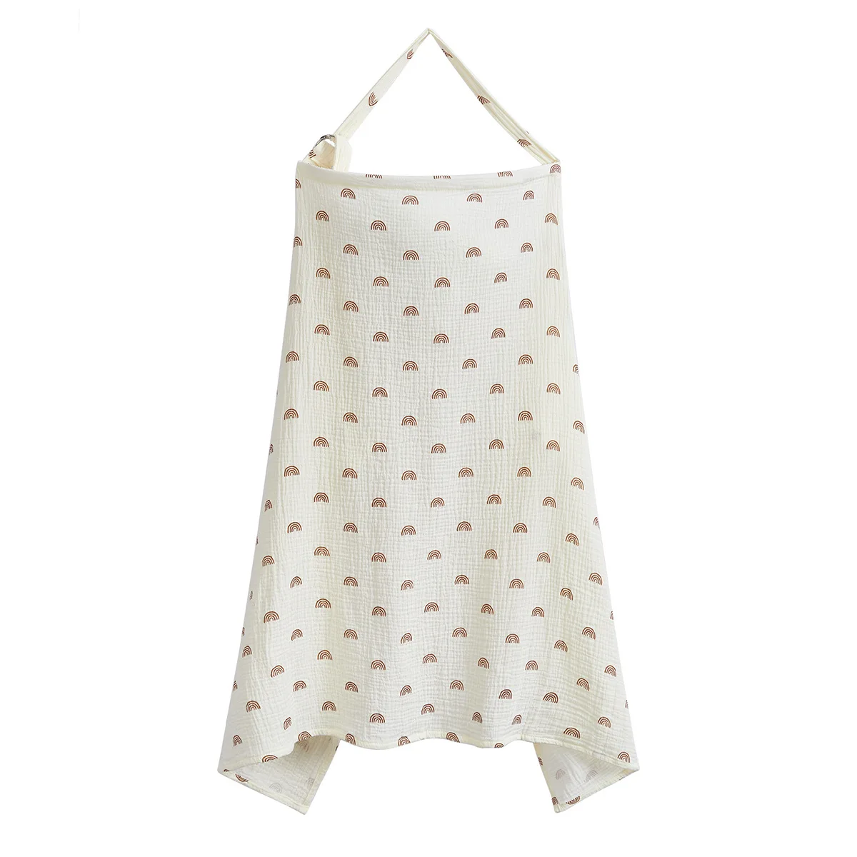 Breastfeeding Cover Cotton Nursing  Arch Neckline For Mom Soft Cotton Multi-use Nursing Apron