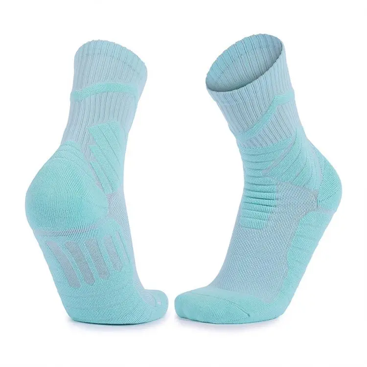 Hot selling New Non Slip Basketball Socks Extra Cushion Basketball Socks White Socks Basketball