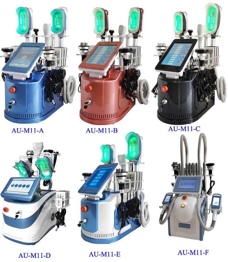 Au-M11 360 Cryolipolysis 4d Fat Portable Body Machine 4 Handle Chin Slimming Cavitation 5 In 1 lipolaser RF Cavitation 2024 Hot