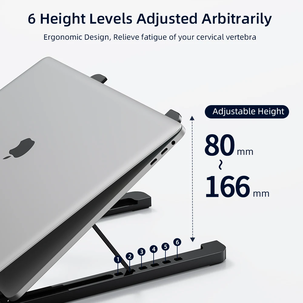 portable bracket holder dj metal notebook base support foldable laptop stand usb hub aluminium adjustable with docking station