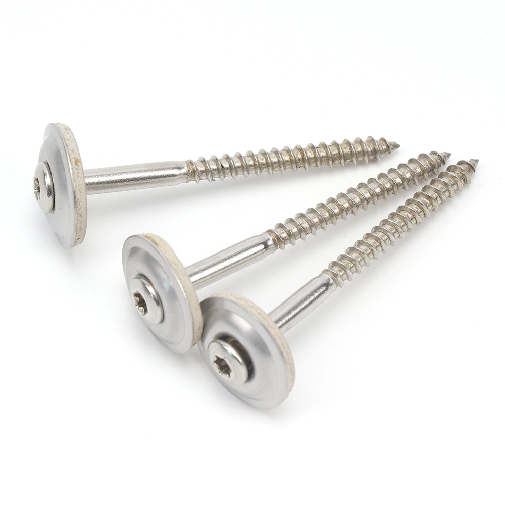 304# Stainless Steel A2 Torx Head Roofing decorative Screws with neoprene Washer