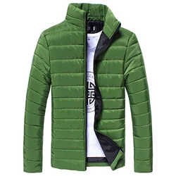 Drop Shipping Fashion Casual Thermal Male Windbreaker Down Jacket Coats Men Jacket