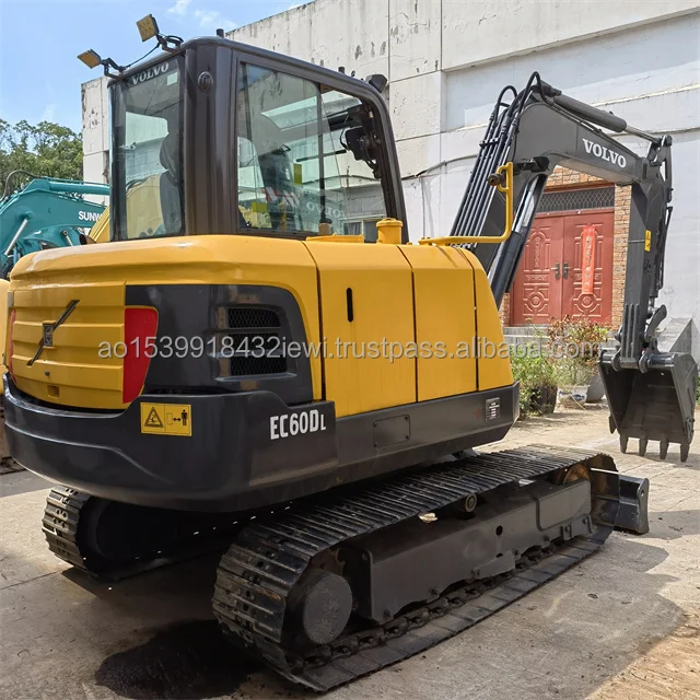 Original Volvo EC60DL used excavator crawler excavator VOLVO excavator