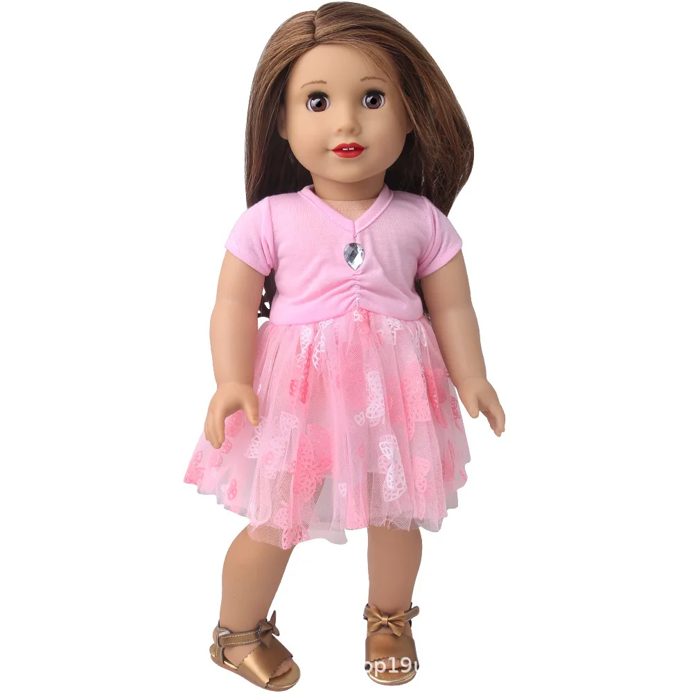 new style  18inch doll clothes girl dress for 46cm dolls