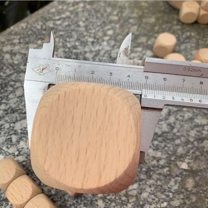 Custom Cheap Wooden Blocks Toy Square Cubes Unfinished Wood Blocks For Kids