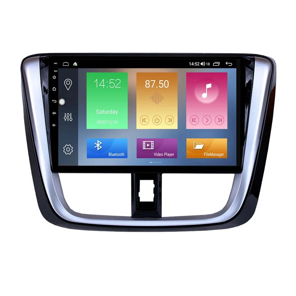 
10.1 inch Android 10 Touchscreen GPS Navi Stereo for TOYOTA VIOS 2014-2017 with WIFI USB AUX support DAB SWC DVR 