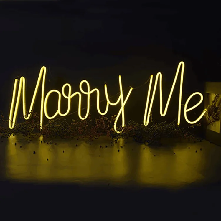 Wall Mounted Custom Lights Decor Decorative Neon Sign for Wedding Bar Party