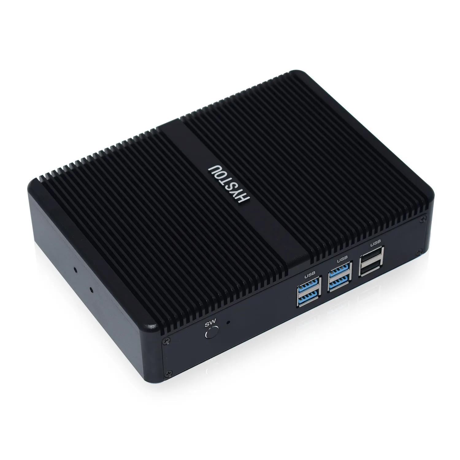 Factor Fanless Desktop Core i5 Processor Dual Display 6 USB Mini Industrial Computer PC