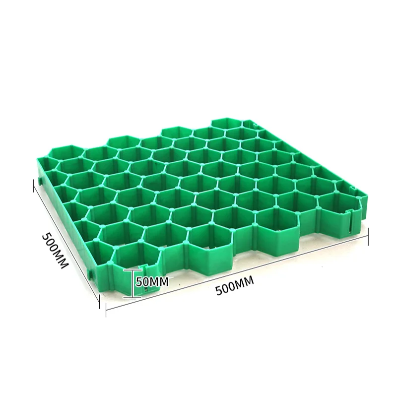Hdpe Plastic Porous Grass Grid Paving Grass Grid For City Greening Programs