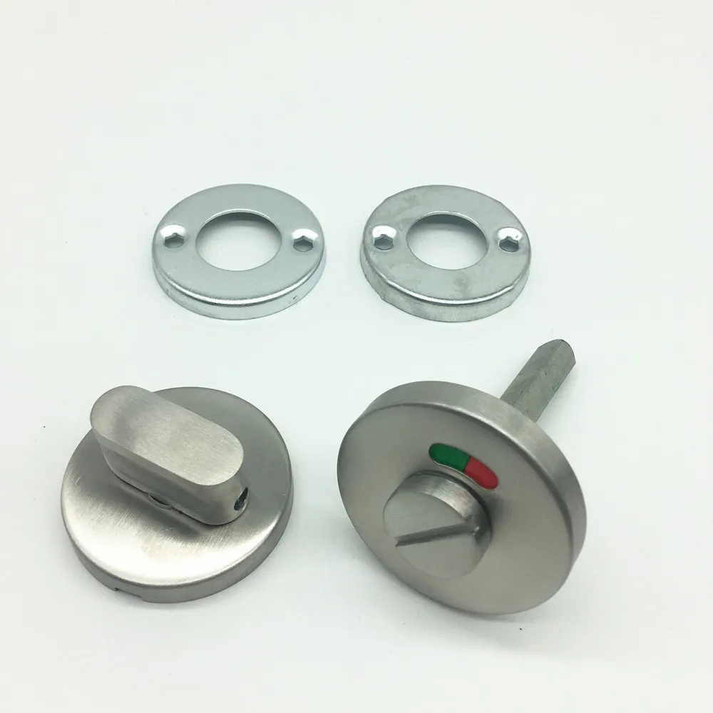 
Stainless Steel 304 Thumb Turn with Red and Green Indicator door Knob for Bathroom Doors 