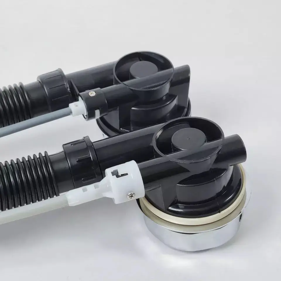 Durable Plastic Bathtub Pop-up Hoses Flexible Drain Pipe Whirlpool Components Drainer