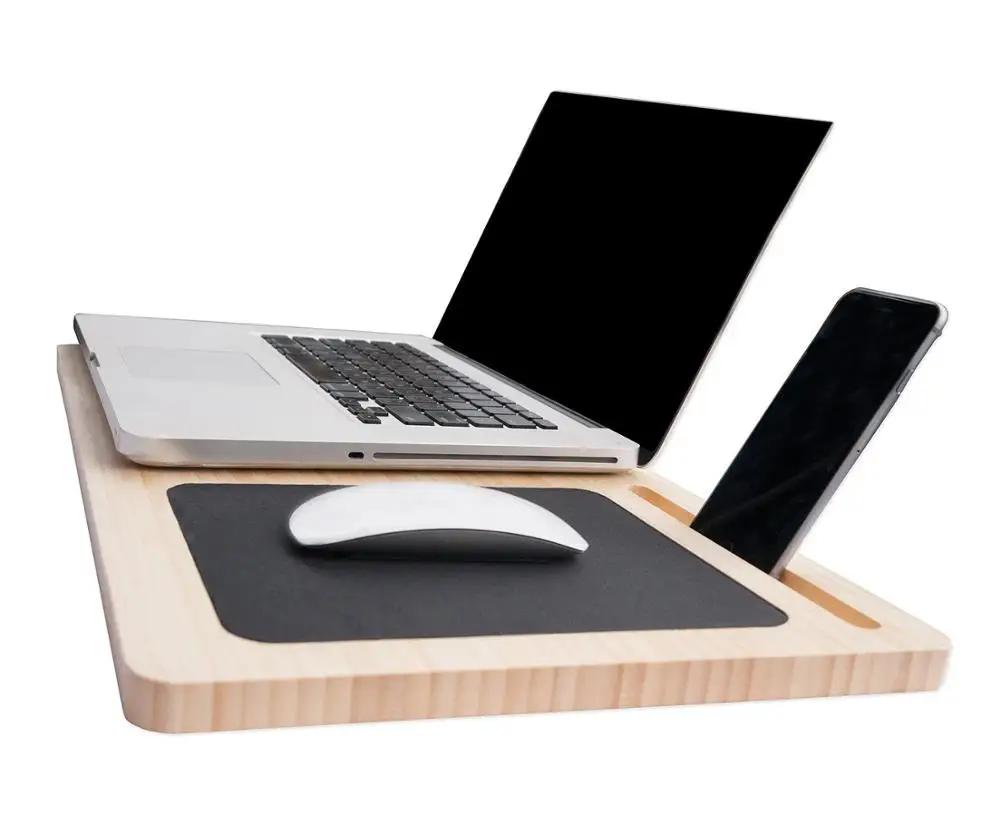 Eco-Friendly Lap Desk Laptop Lap Tray with Mouse Pad Mat
