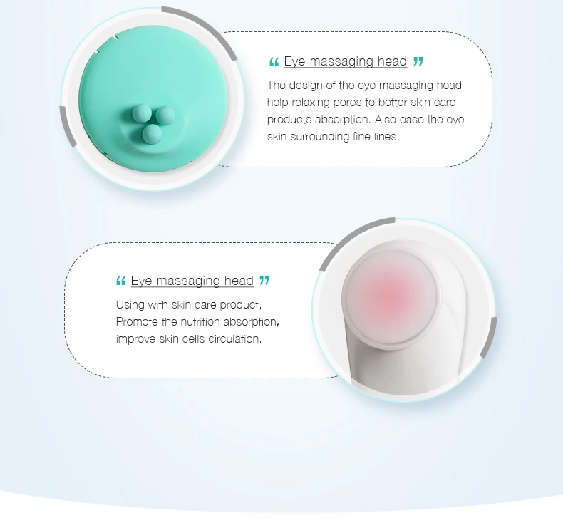 Facial Cleansing Brush,Red & Blue LED Light Skin Care Device Face Brush Use for Exfoliating, Anti-Aging and Makeup Blending 1305