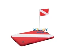 Floating Water Island Inflatable Boat Dock Dive Marine Platform